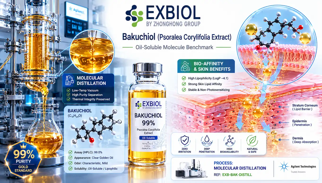 Bakuchiol 99% Molecular Distillation Audit