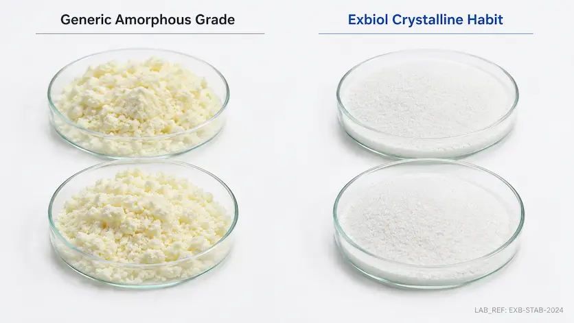 NMN Crystalline vs Amorphous Comparison
