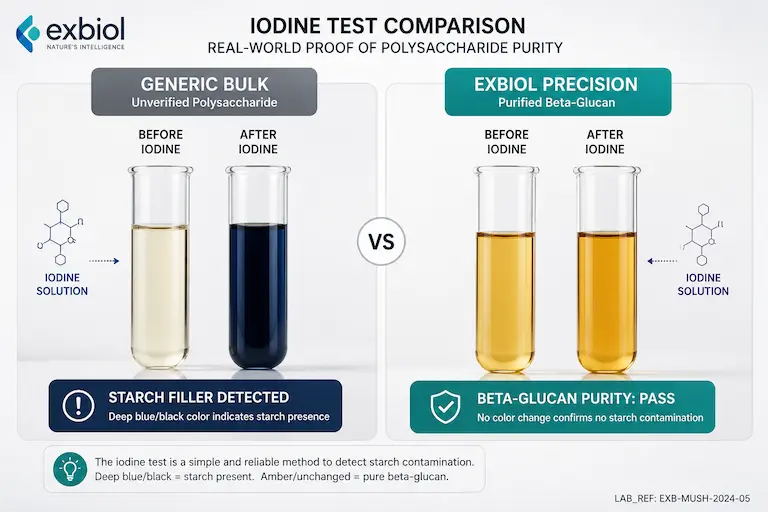 Iodine Test Comparison